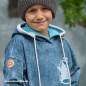 Preview: Bügelbild Big Smile türkis